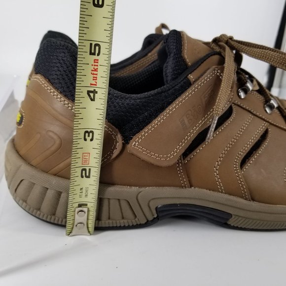 Bio Fit Ortho Feet Walking Shoe Brown 14 Leather Comfort XX Wide Adjustable Lace - Picture 13 of 14